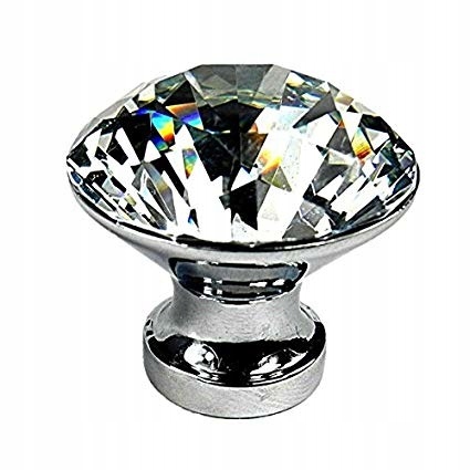Gałka Kryształowa Gałka brylant Gałka brylantowa galka crystal 30mm