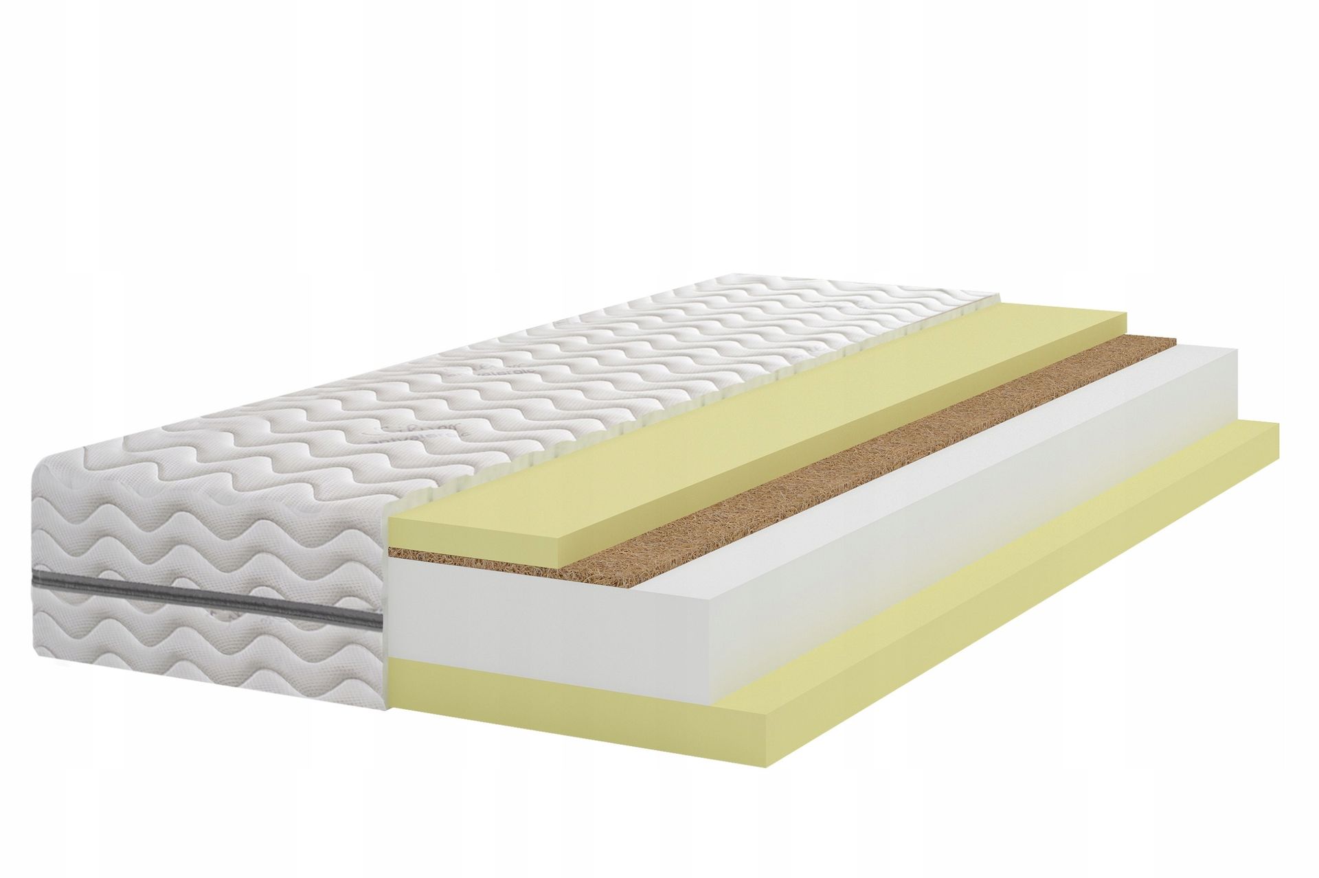 Materac 2x Visco Kokos Hr 21cm H2 H3 H4 160x200