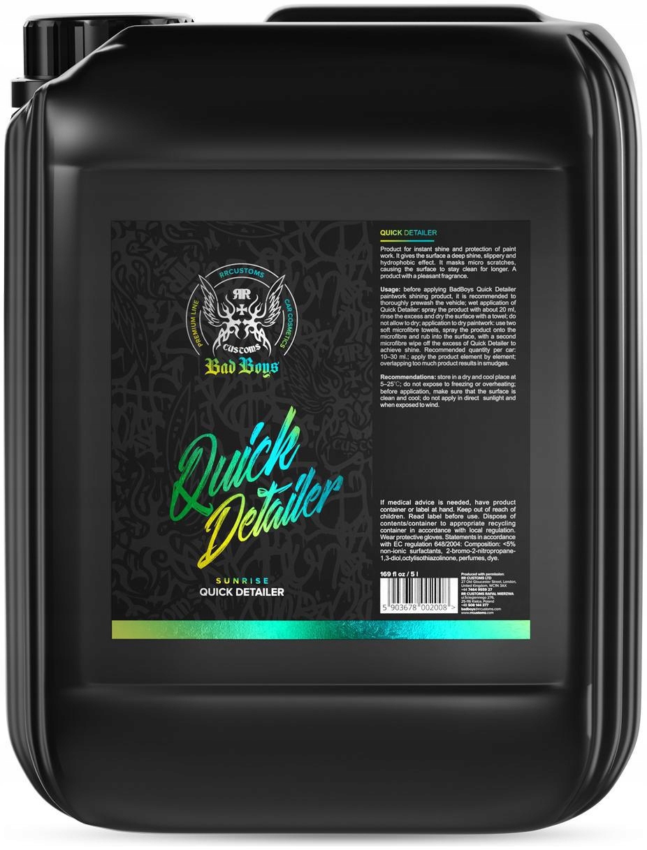 Rr Customs Rrc Bad Boys Quick Detailer 5l Nabłyszcza Lakier