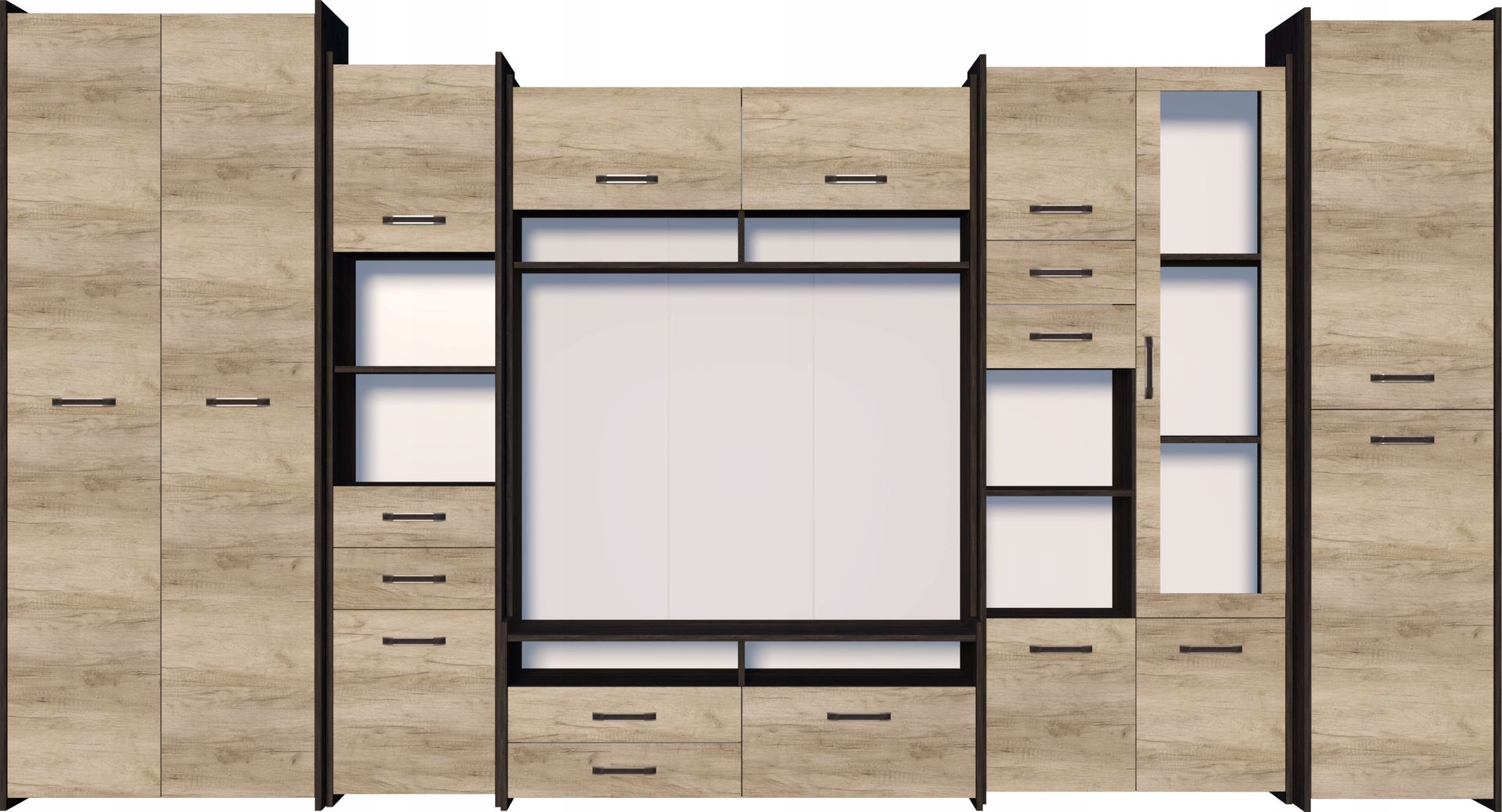 Meblościanka Mokka stylowa praktyczna funkcjonalna Producent