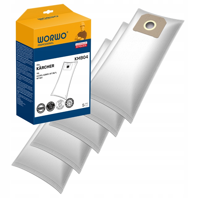 Worki do odkurzacza Karcher Nt 35 Ap Te Nt 361 Eco Nt 361 Tea A 2701 /KMB04
