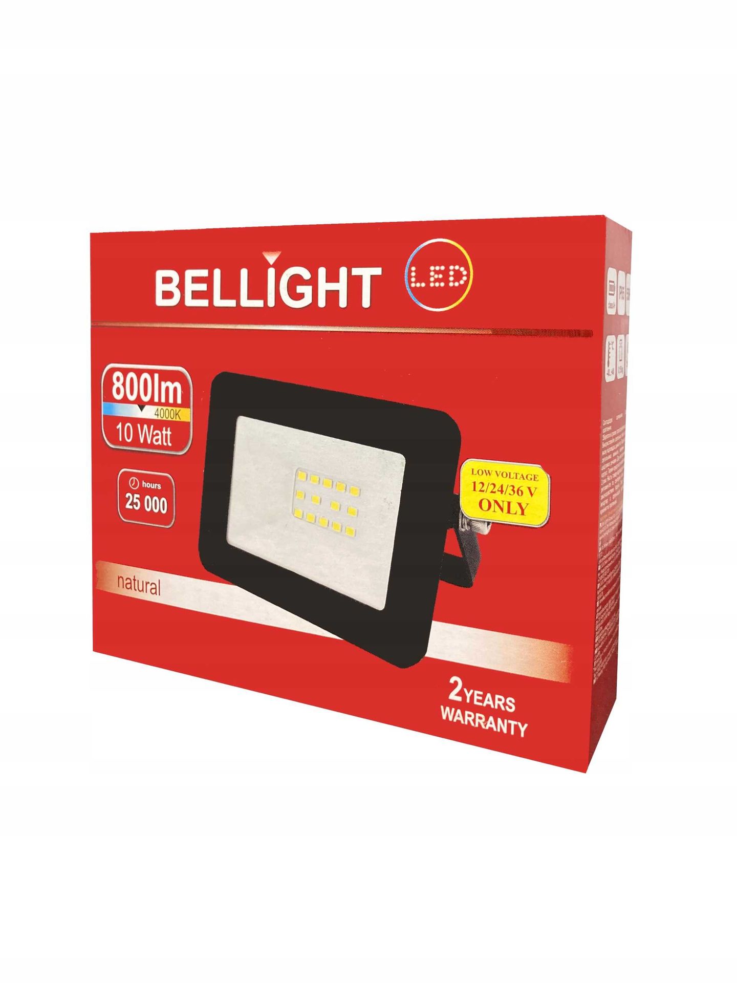 Naświetlacz Led Halogen 10W 4000K 12V/24V/36V Ac/dc