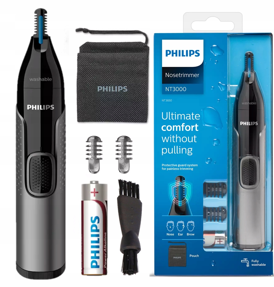 Trymer Do Nosa Brwi Uszu Philips Golarka Etui