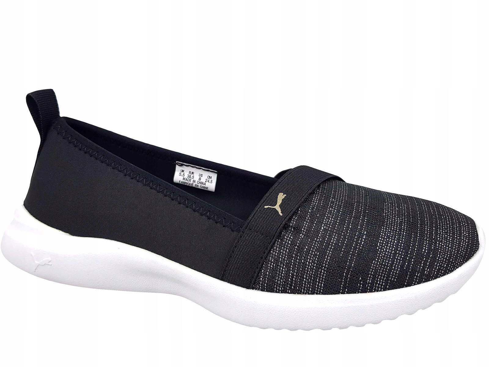 Puma Adelina Space Buty Balleriny Damskie Czarne