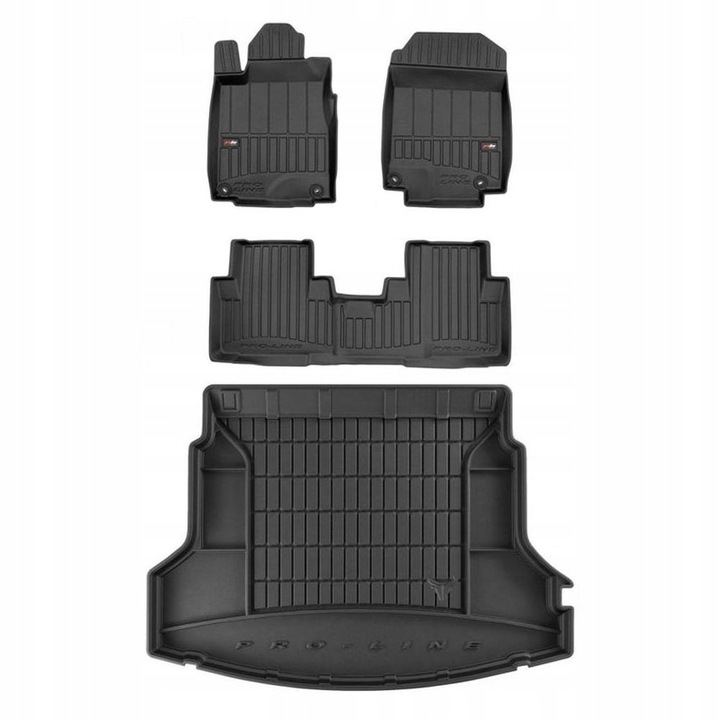 Zestaw 3D dywaniki gumowe mata Honda Cr-v 4 2012-2018