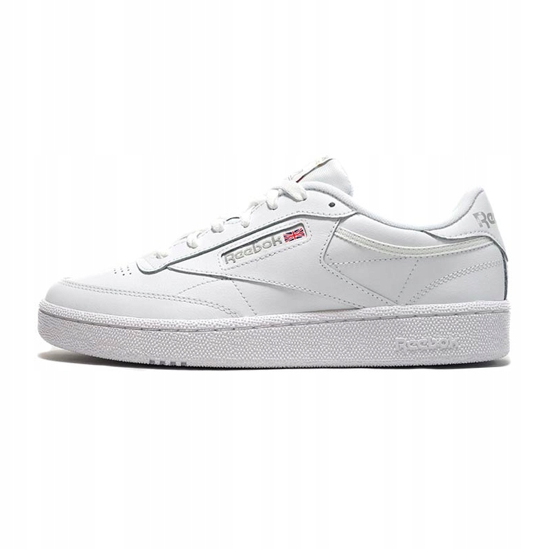 Buty męskie trampki skórzane Reebok Club C 100000154 białe 40,5