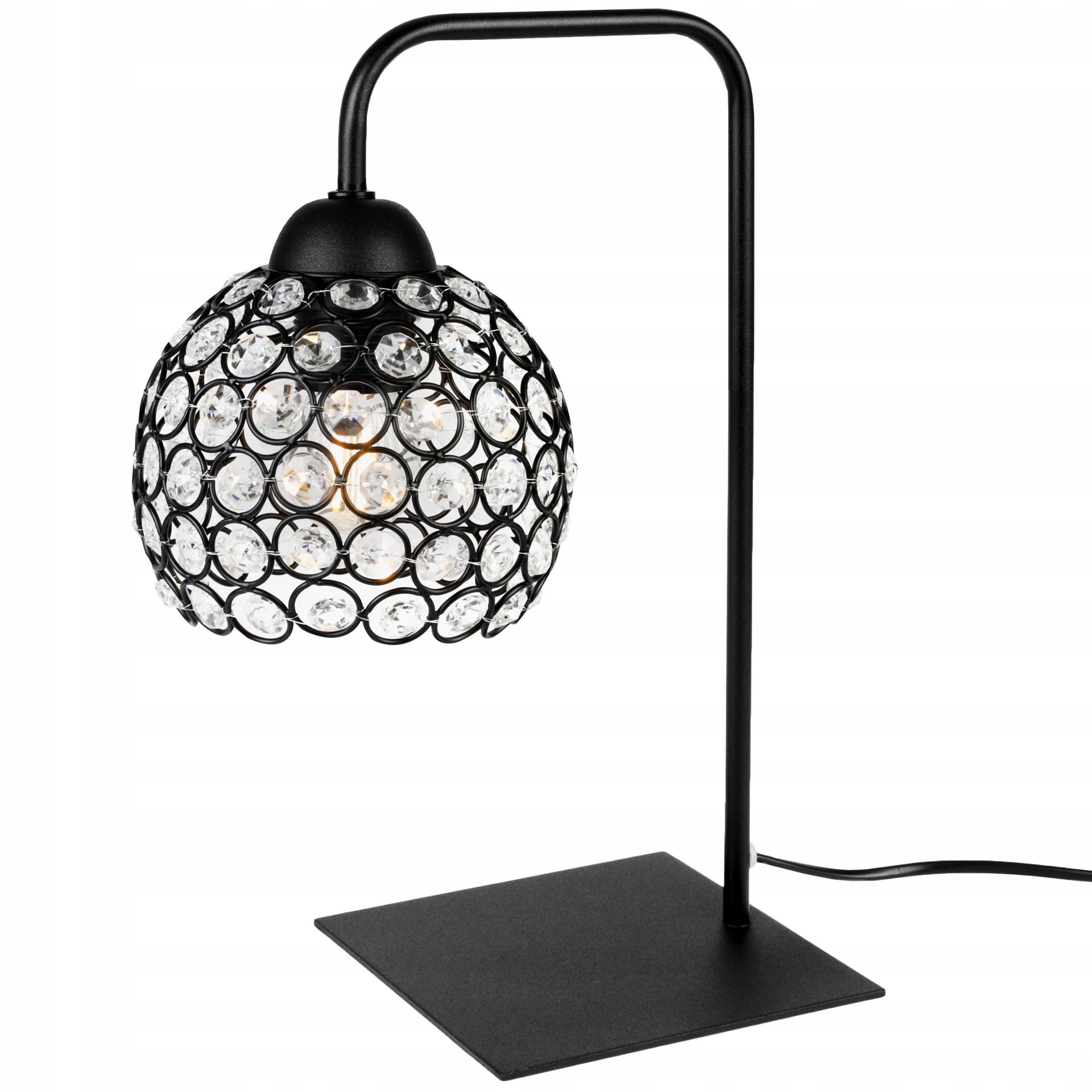 Lampa Stojąca Nocna Biurkowa Kryształki Led