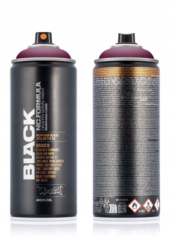 Farba Montana Black Spray 400ML Blk 3080 Winegum