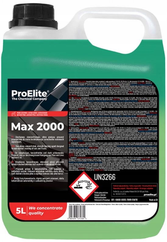 Mocna aktywna Piana Proelite Max 2000 5L