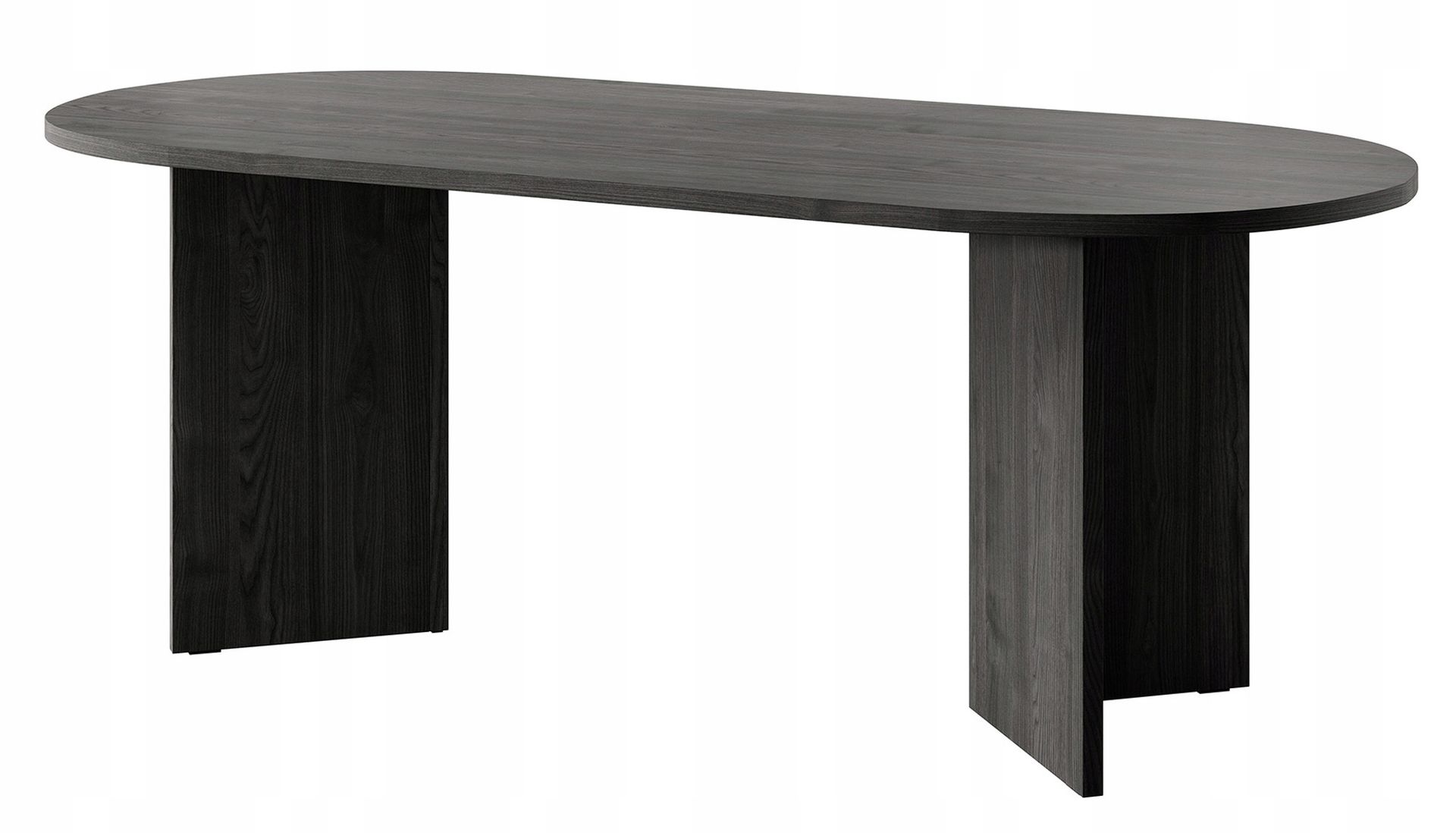 Stół Ovo 204 cm Jesion Portland Czarny Selsey Design