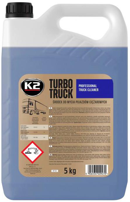 K2 Turbo Truck Aktywna Piana Mycie Ciężarówek 5KG