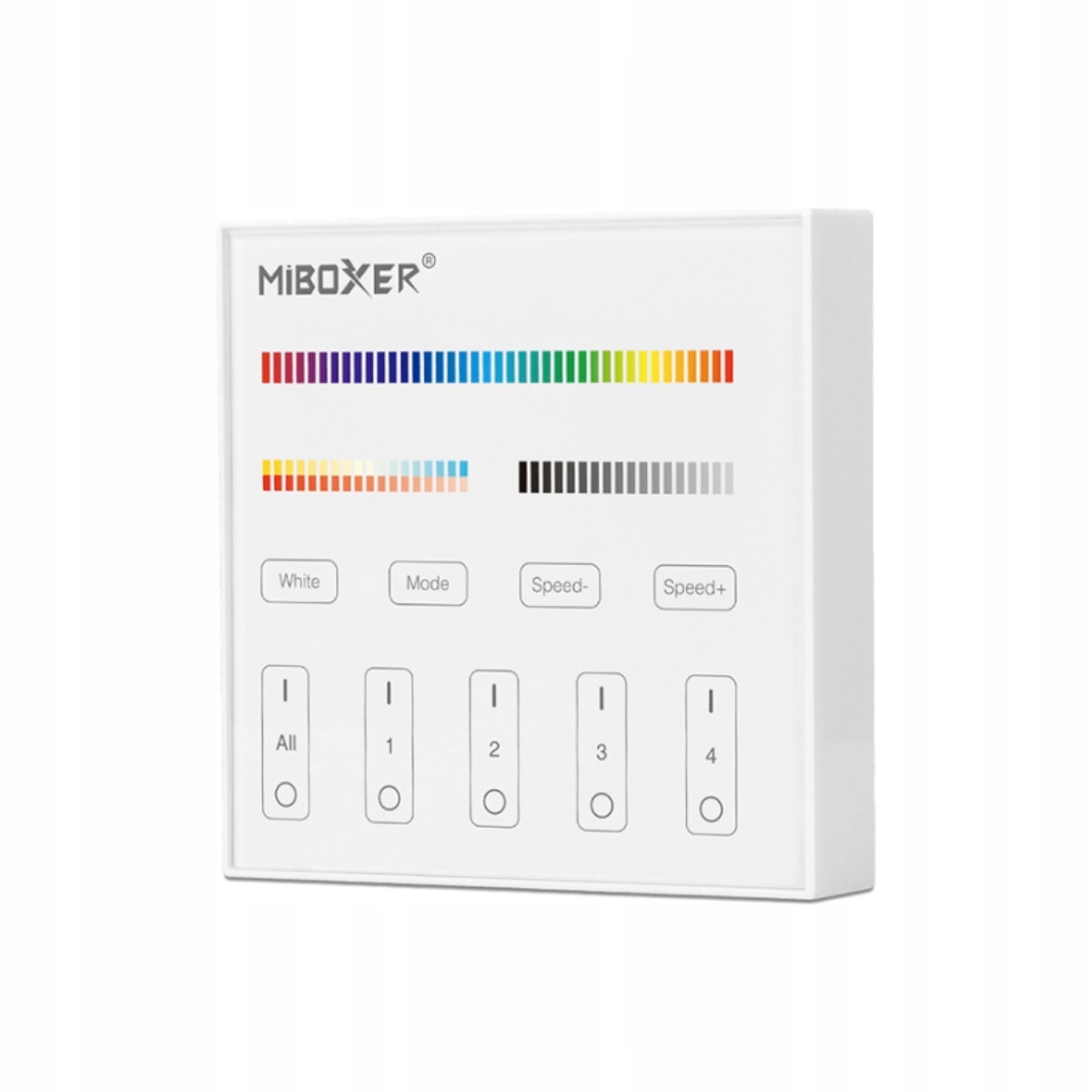 Sterownik Led Panel Naścienny Rgb+cct Milight B4 Biały