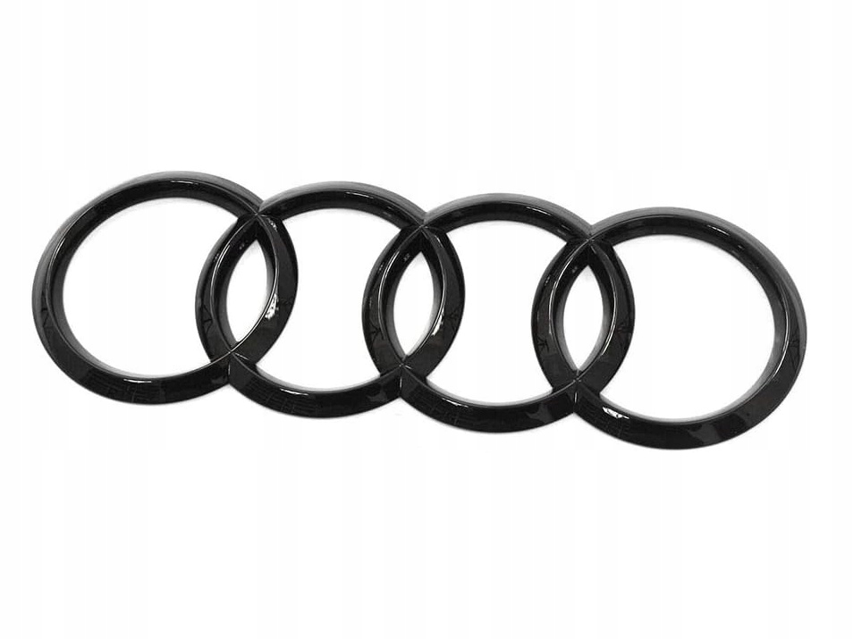 Znaczek Emblemat Tylny Czerń Błyszcząca Audi Q7 4M0071802