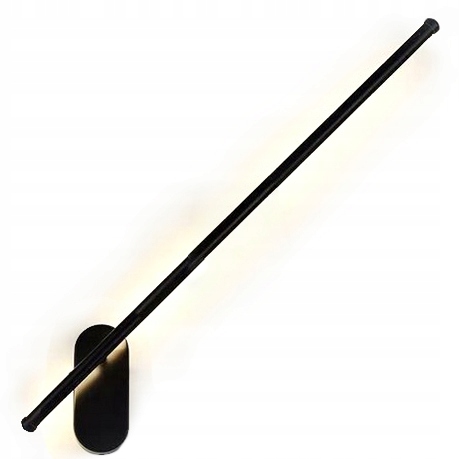 Lampa APP584 Led lustro obraz kinkiet 92 czarny