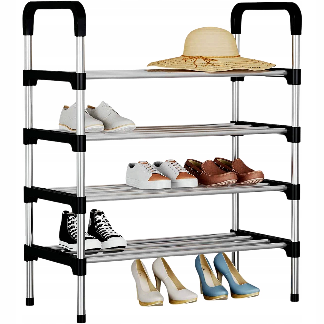 Stojak Na Buty Półka Regał Szafka Półka 4 Poziomy