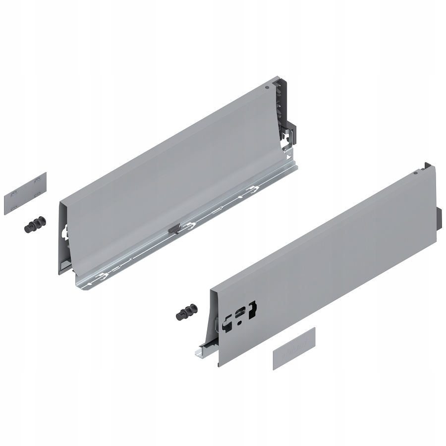 Blum 378K4002SA boki Antaro, Tandembox szare