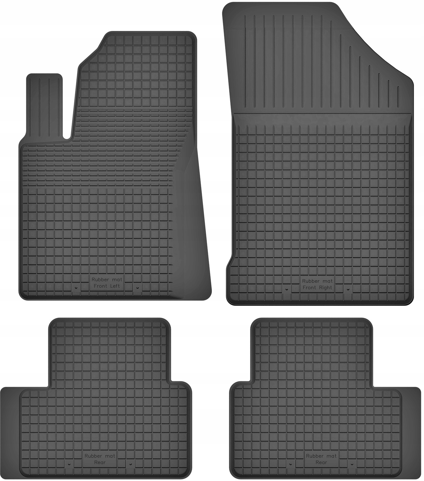 Dywaniki gumowe wycieraczki do Citroen C3 I 02-09