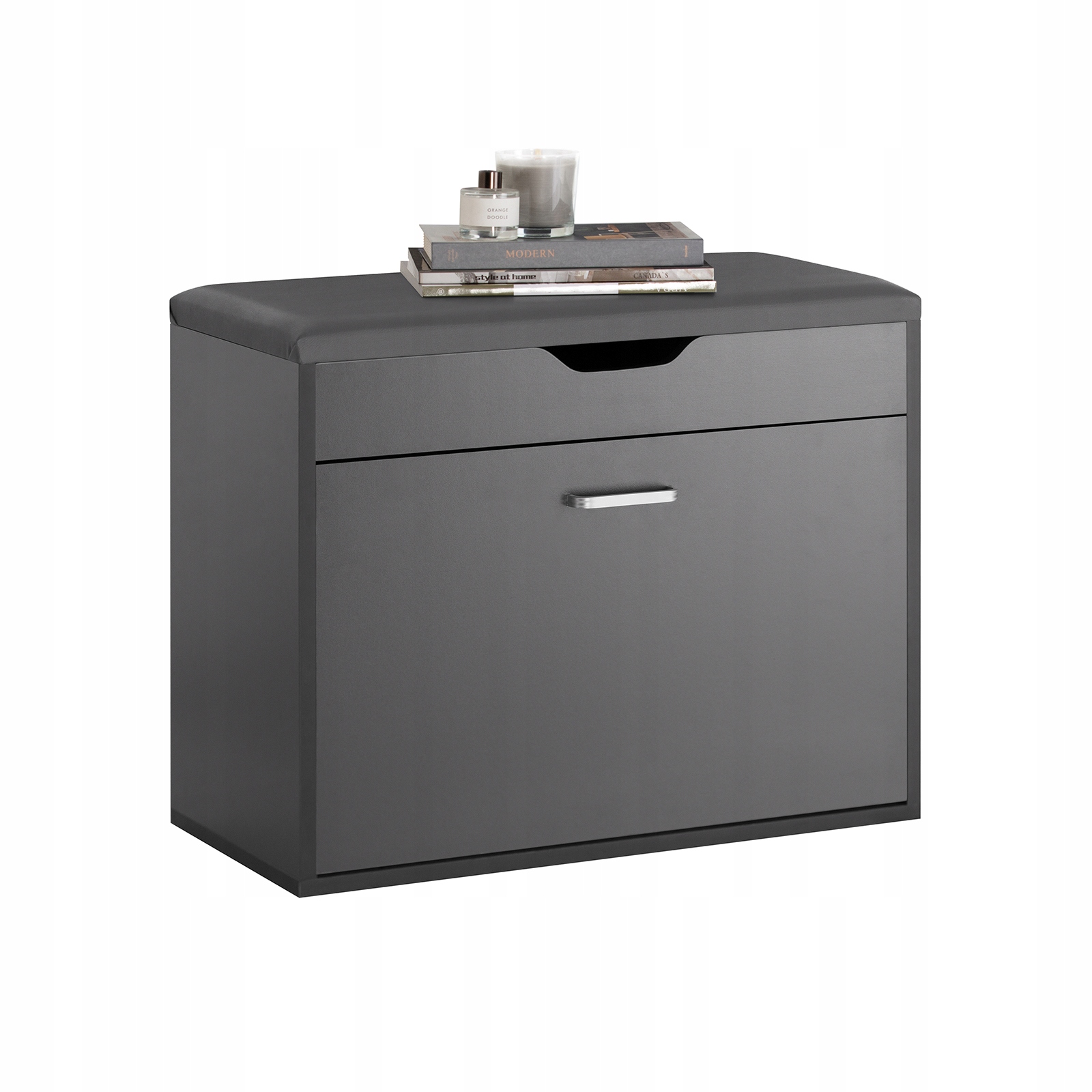 Mała komoda szafka na buty ławka z siedzikiem Pojemnik przedpokój FSR95-HG