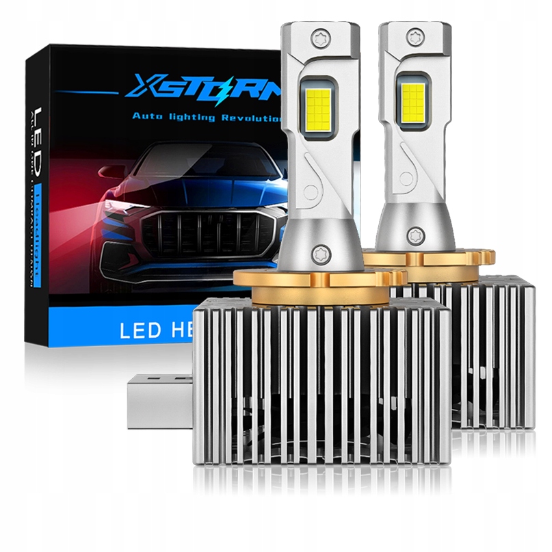 Żarniki Led D1S D1R Xstorm P&p Canbus 25000LM 70W