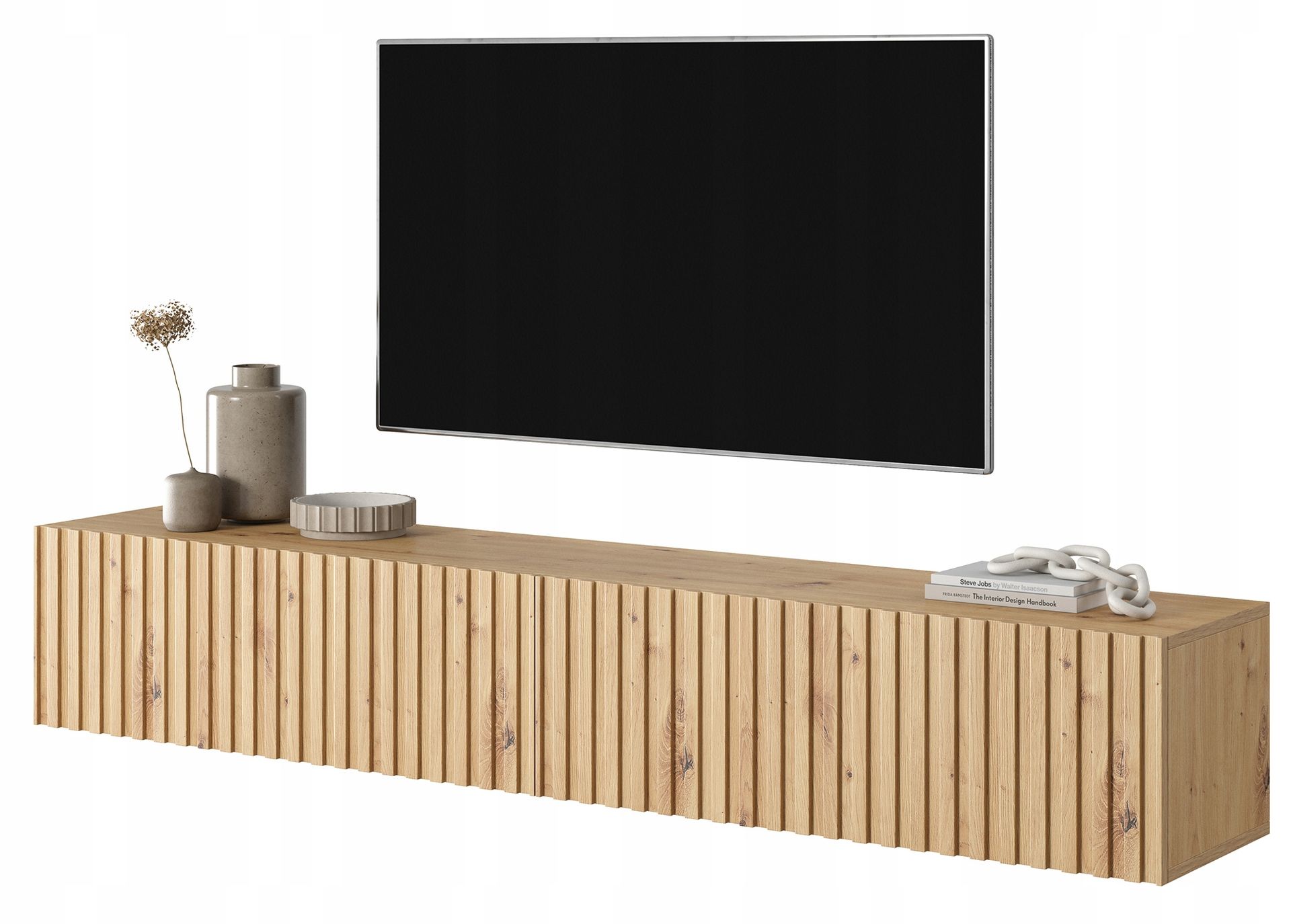 Szafka Rtv Telire 175 cm dąb artisan lamele