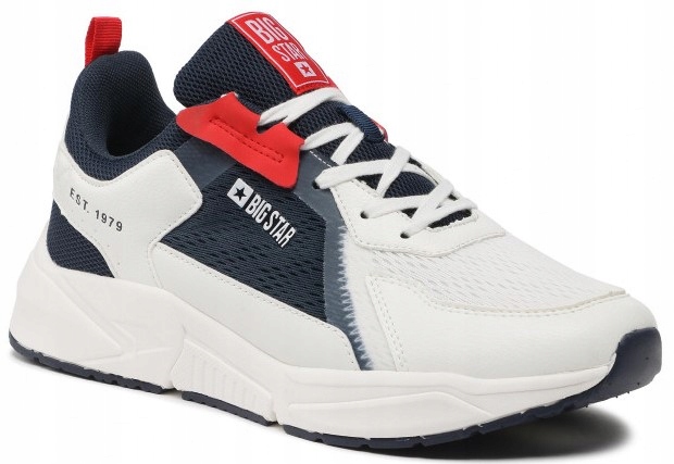 Sportowe Buty Męskie Big Star Białe JJ174399 R44