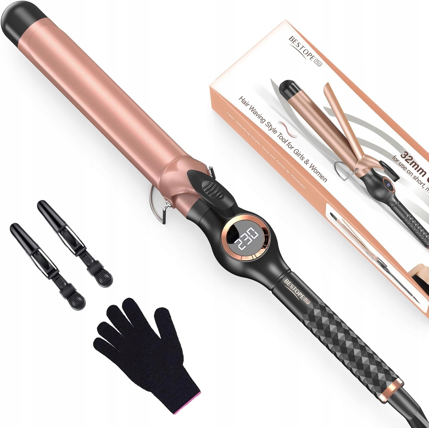 Lokówka bestope Pro 32mm Curling Iron