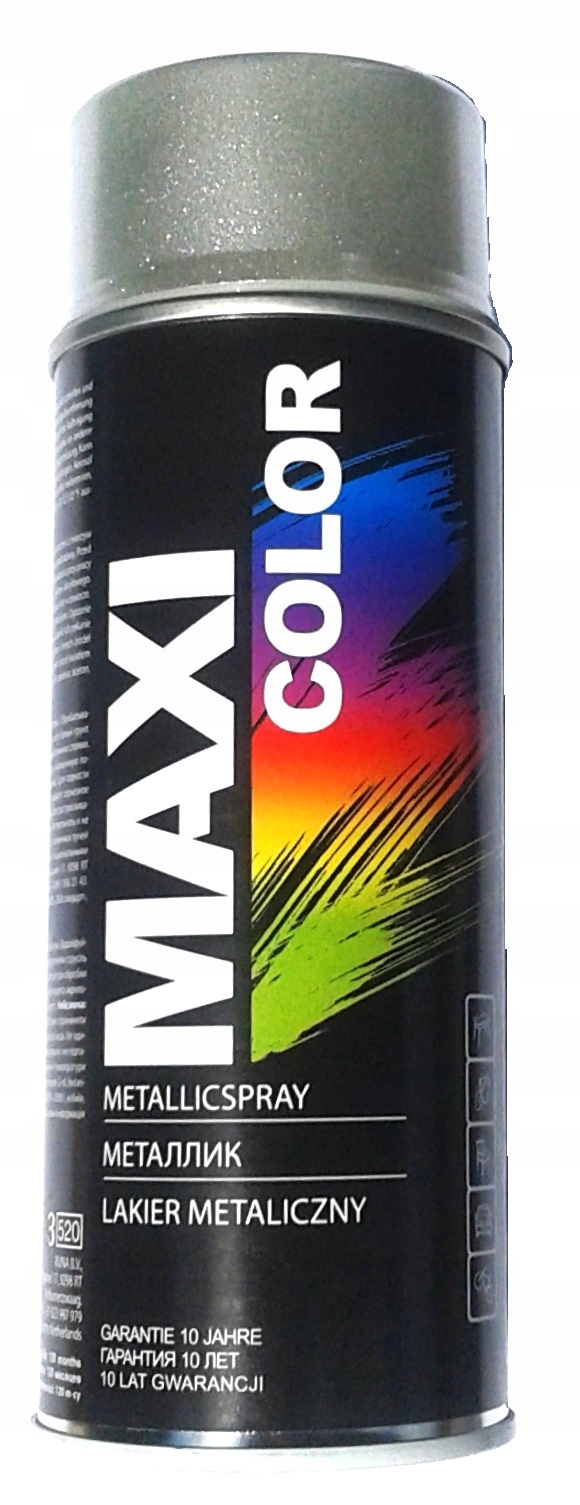 Maxi spray lakier Metalik farba aluminium 400