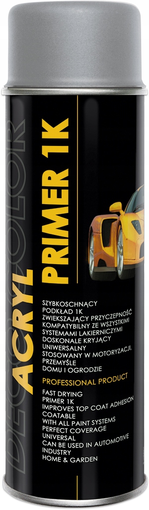 Podkład akrylowy szybkoschnący Deco Color 500ml Szary Acryl Primer 1K