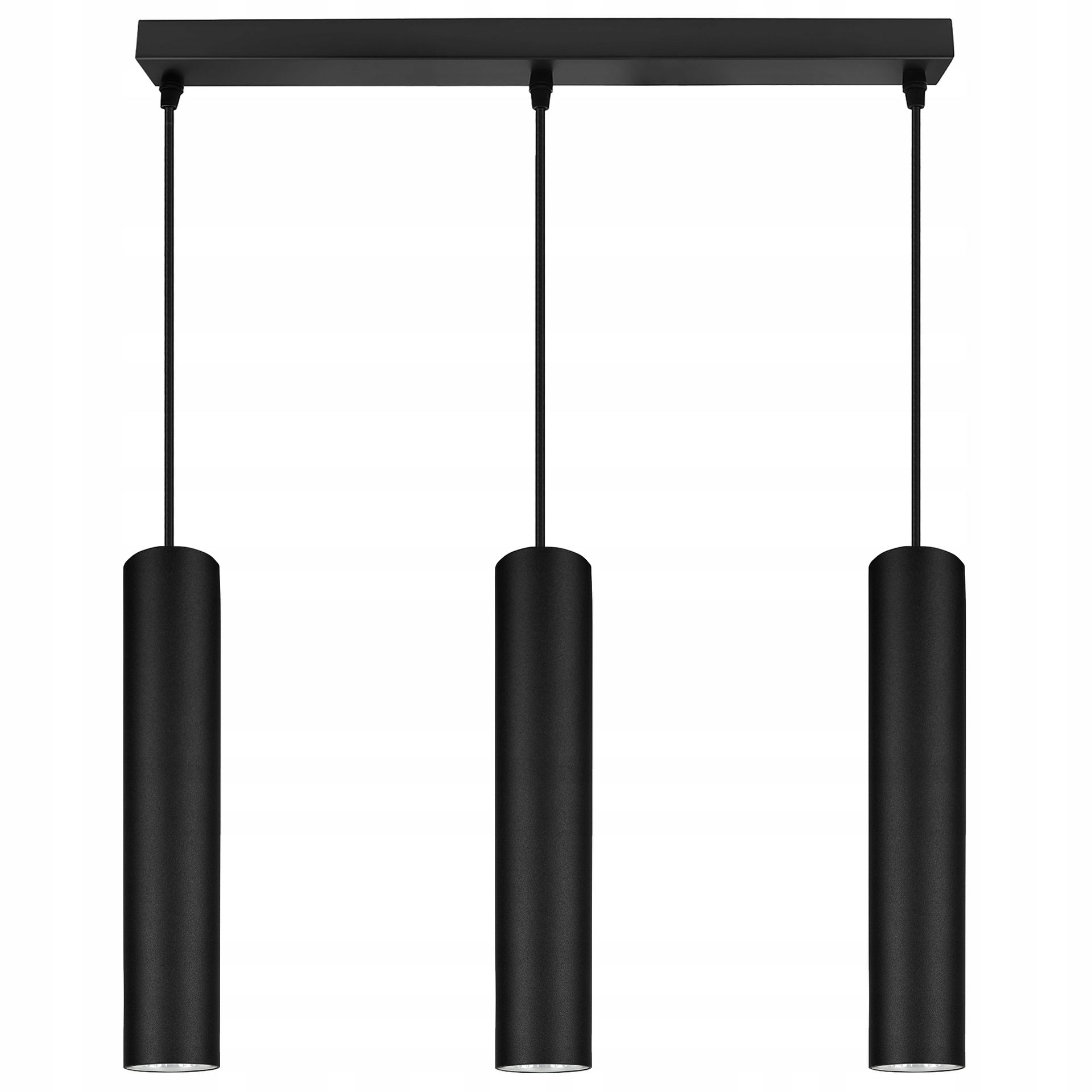 Lampa Wisząca Żyrandol Plafon Tuby Metal Led GU10