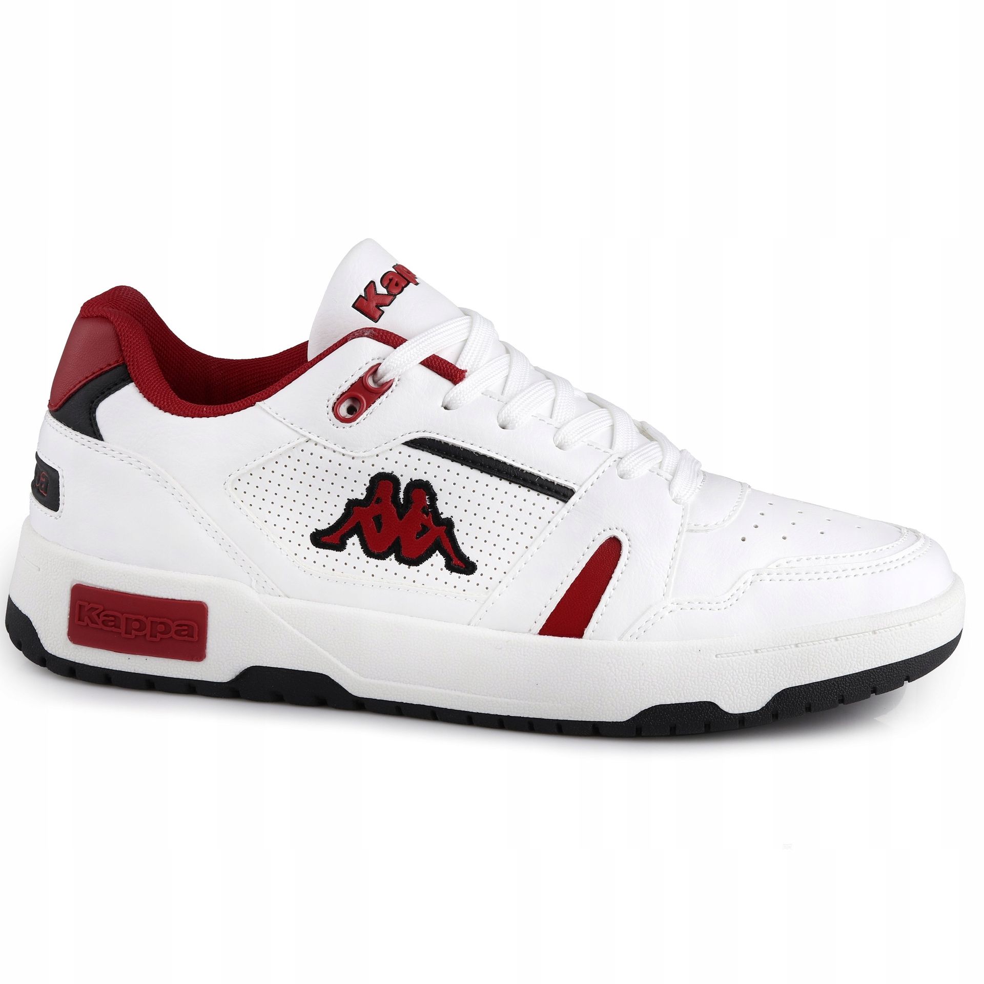 Buty sportowe, męskie Kappa Yeldes White/red 243401 1020
