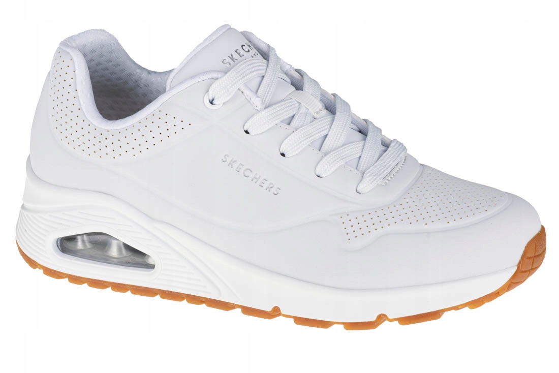 Outlet damskie sneakers Skechers Uno-Stand on Air 73690-WHT r.41