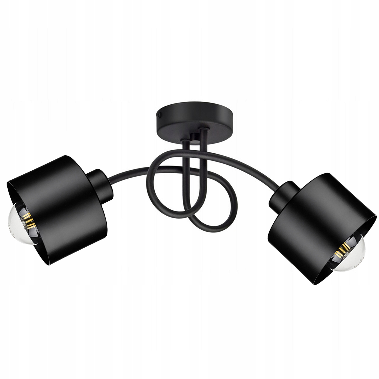 Lampa Sufitowa Żyrandol Pętla Loft Edison Led