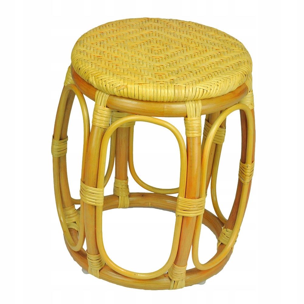 RattaNeo Coral t180 taboret miód rattan naturalny
