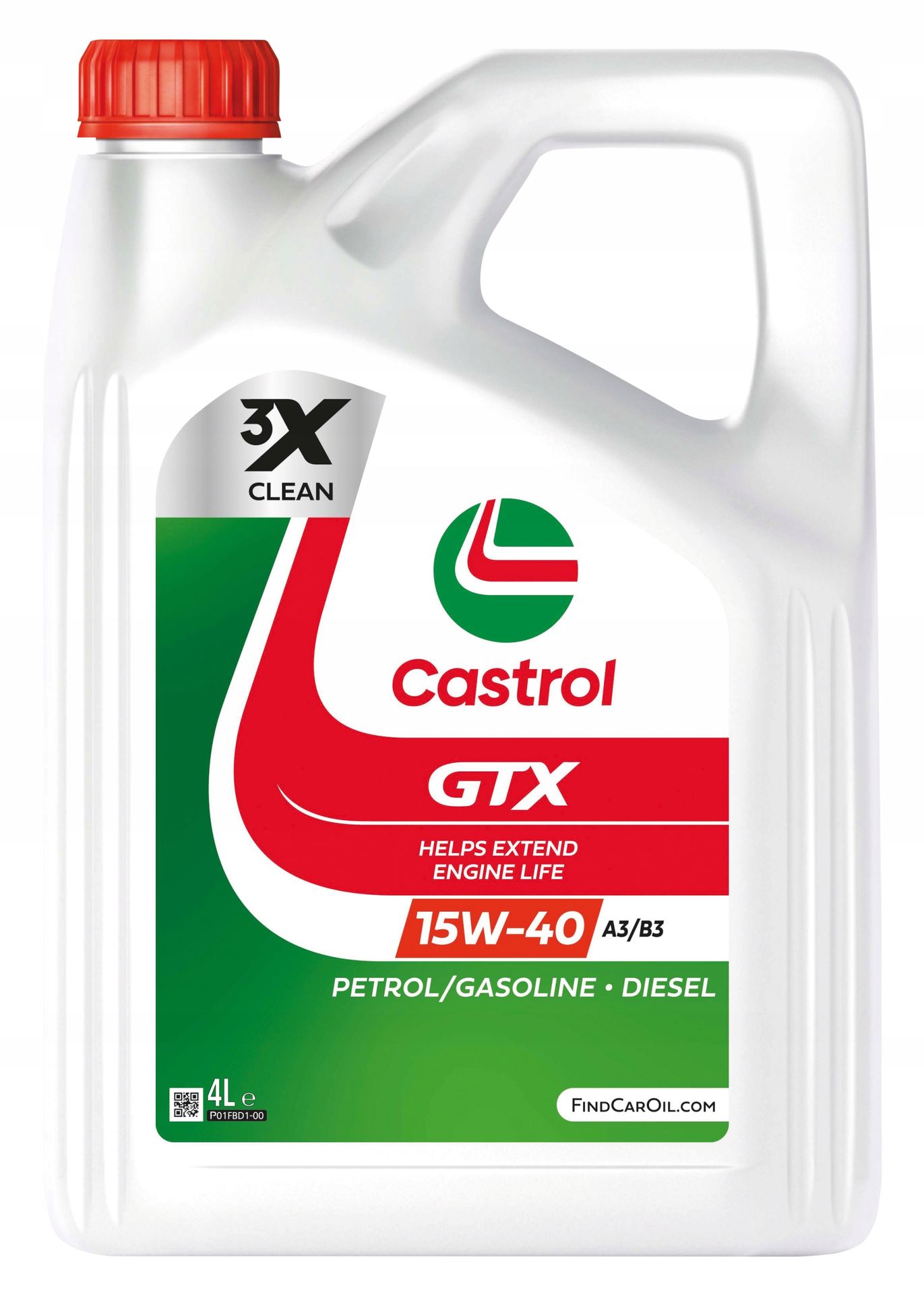 Castrol Gtx 15W-40 A3/B3 4L15F628