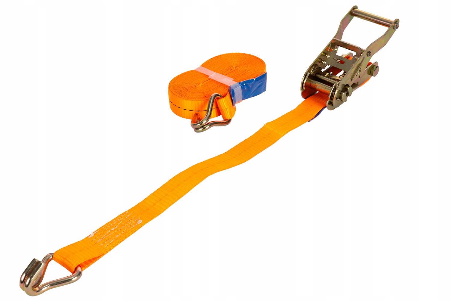 Pas transportowy z napinaczem 8M/25mm/1T pasy transportowe mocujące ładunek