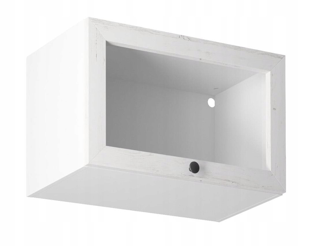 Szafka do kuchni górna z frontem szklanym witryna uchylna Prowansja G60KSN