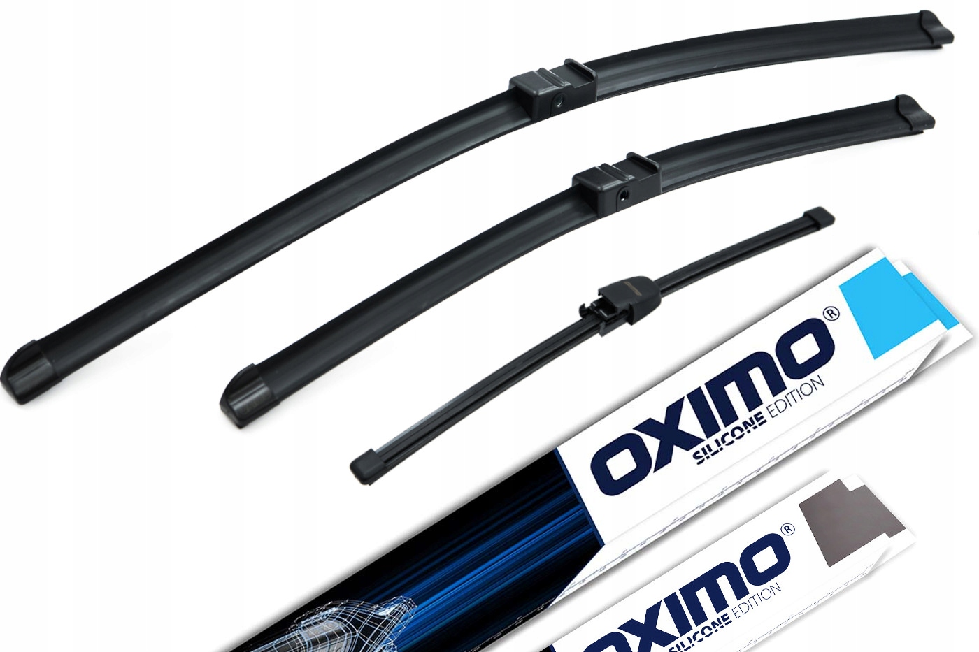 Wycieraczki Skoda Octavia II 02.2004-06.2013 +tył