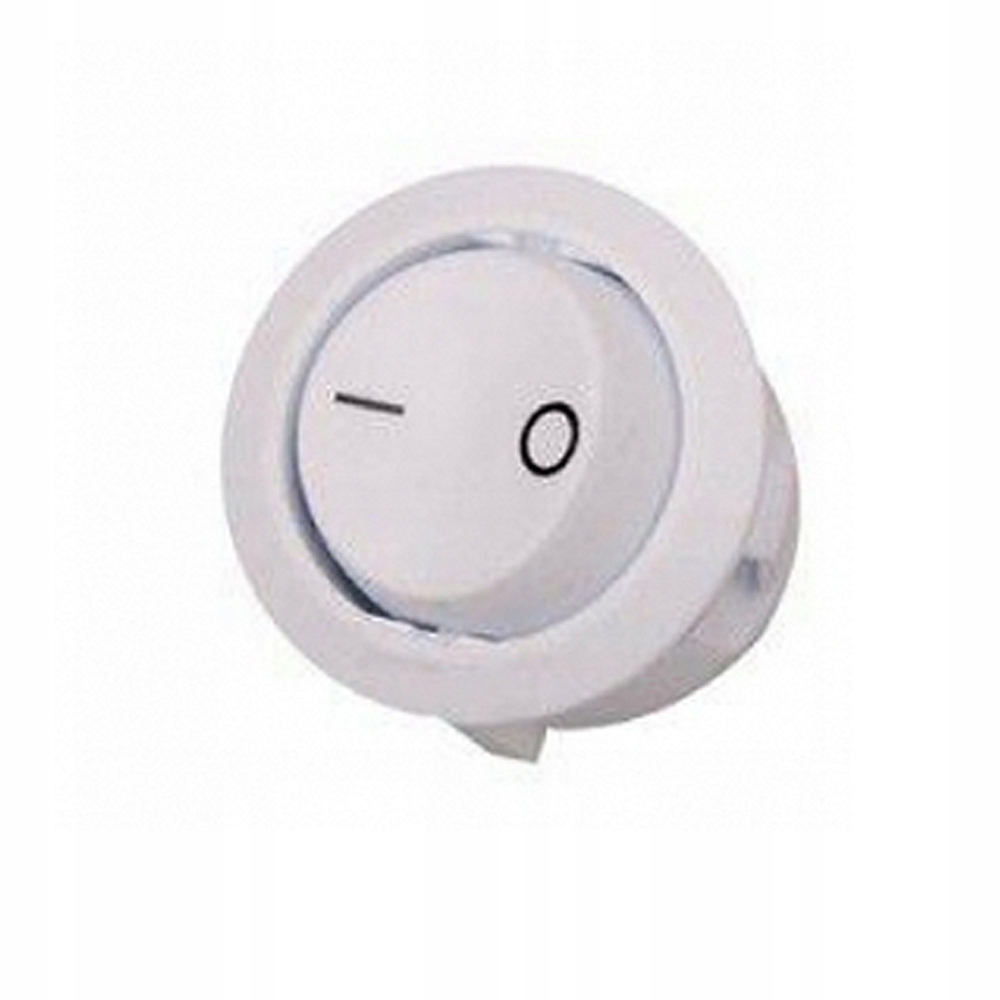 Włącznik Kołyskowy Led Wyłącznik Czarny/biały 12V 24V 230V Solidny Do Ledów