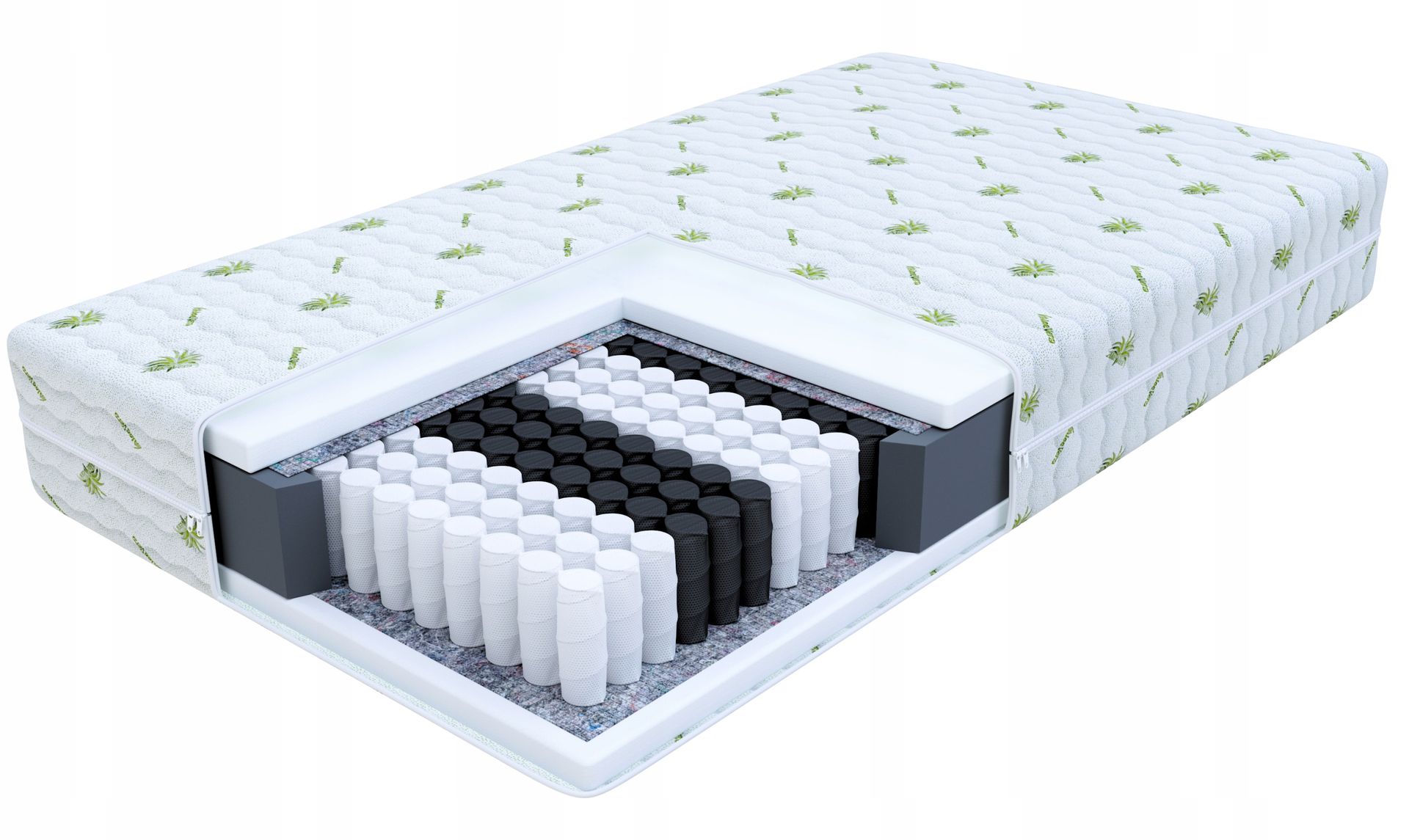 Materac 160x200 kieszeniowy Fdm Aria Aloevera