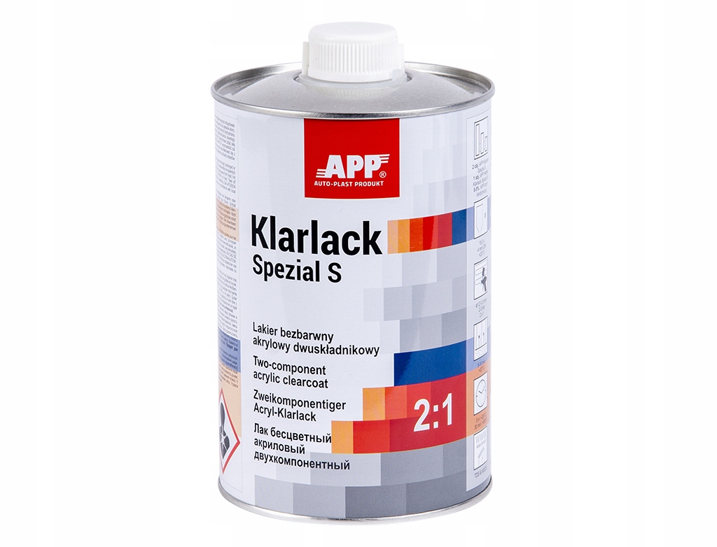 App Klarlack S Pro 2:1 Lakier bezbarwny 1L