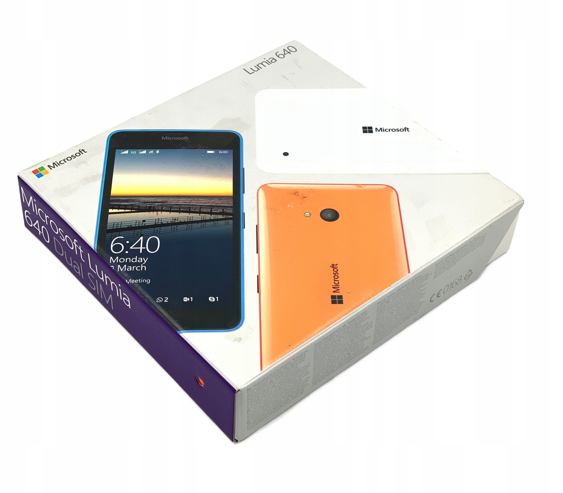 Microsoft Lumia 640 Dual Sim Pomarańczowy 8GB Windows Phone