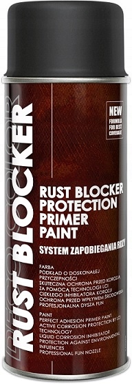Lakier spray na rdzę Rust Blocker Czarny DecoColor