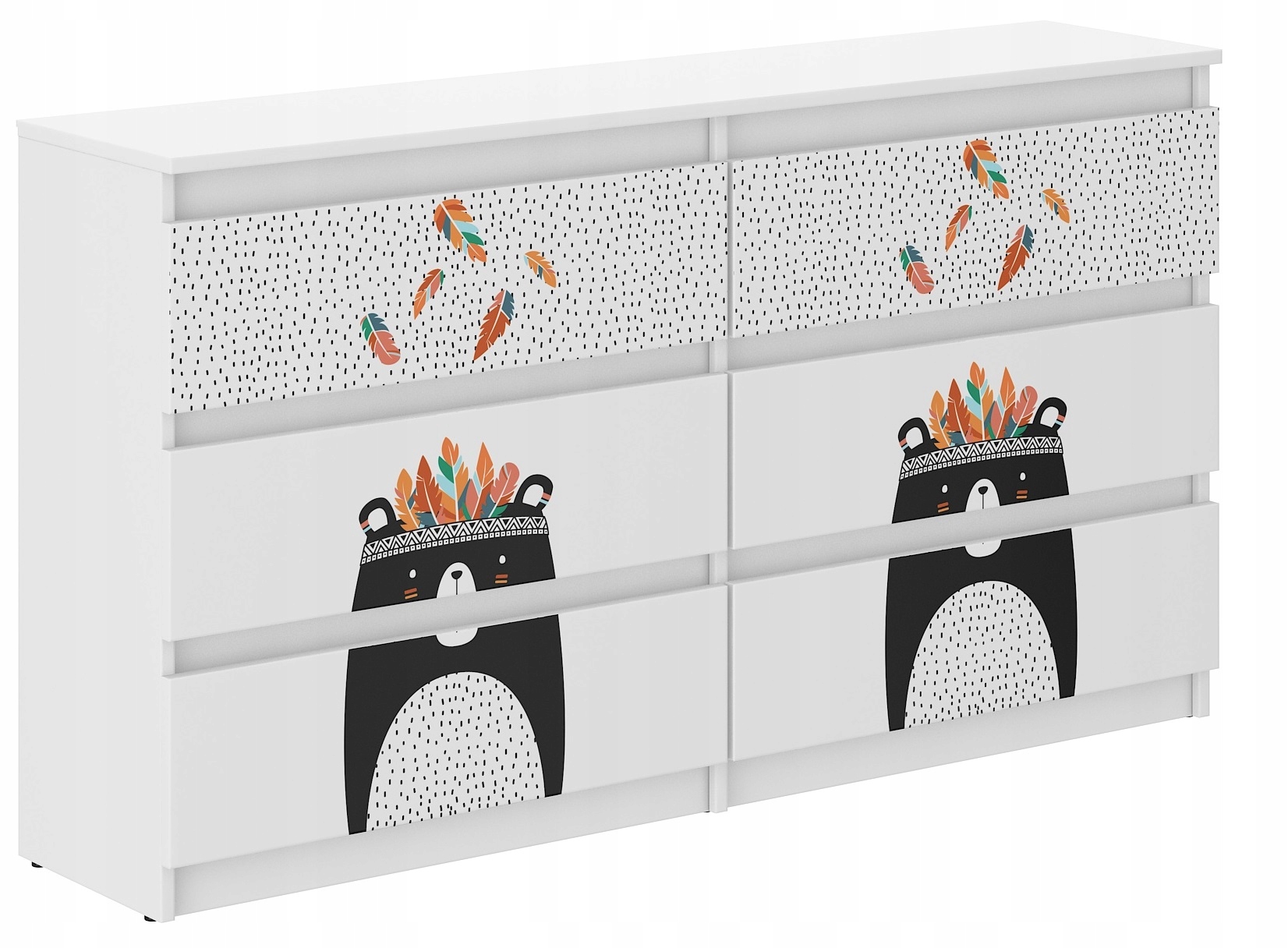 Komoda R-140 Dziecięca do pokoju Dużo Wzorów