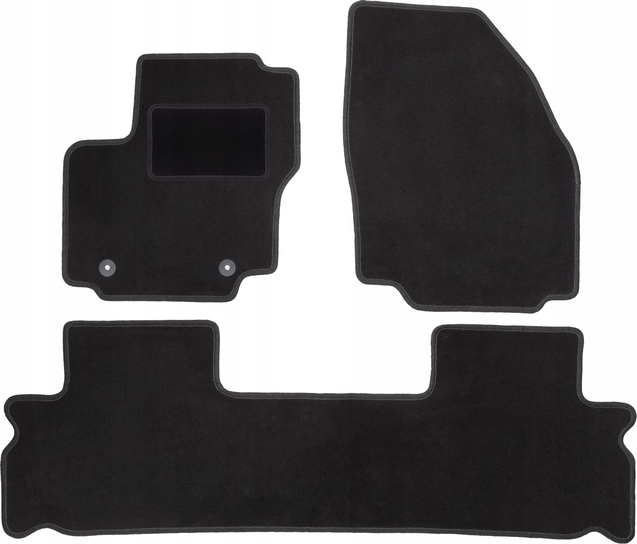 dywaniki czarne do: Ford Galaxy MK2 minivan 2006-2012