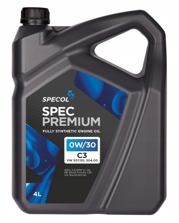 Specol 0W30 4L Spec Premium C3 Cn Sm Cf 504.00 507.00 LL04 2