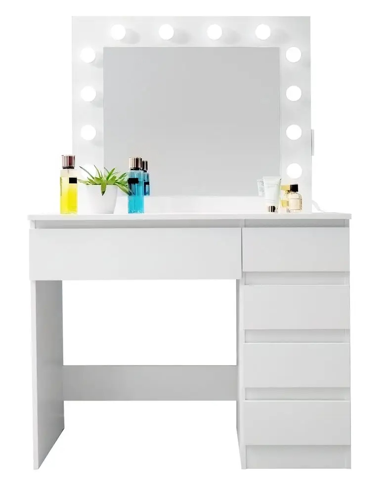 Toaletka kosmetyczna Lustro Oświetlenie 12 Led Usb