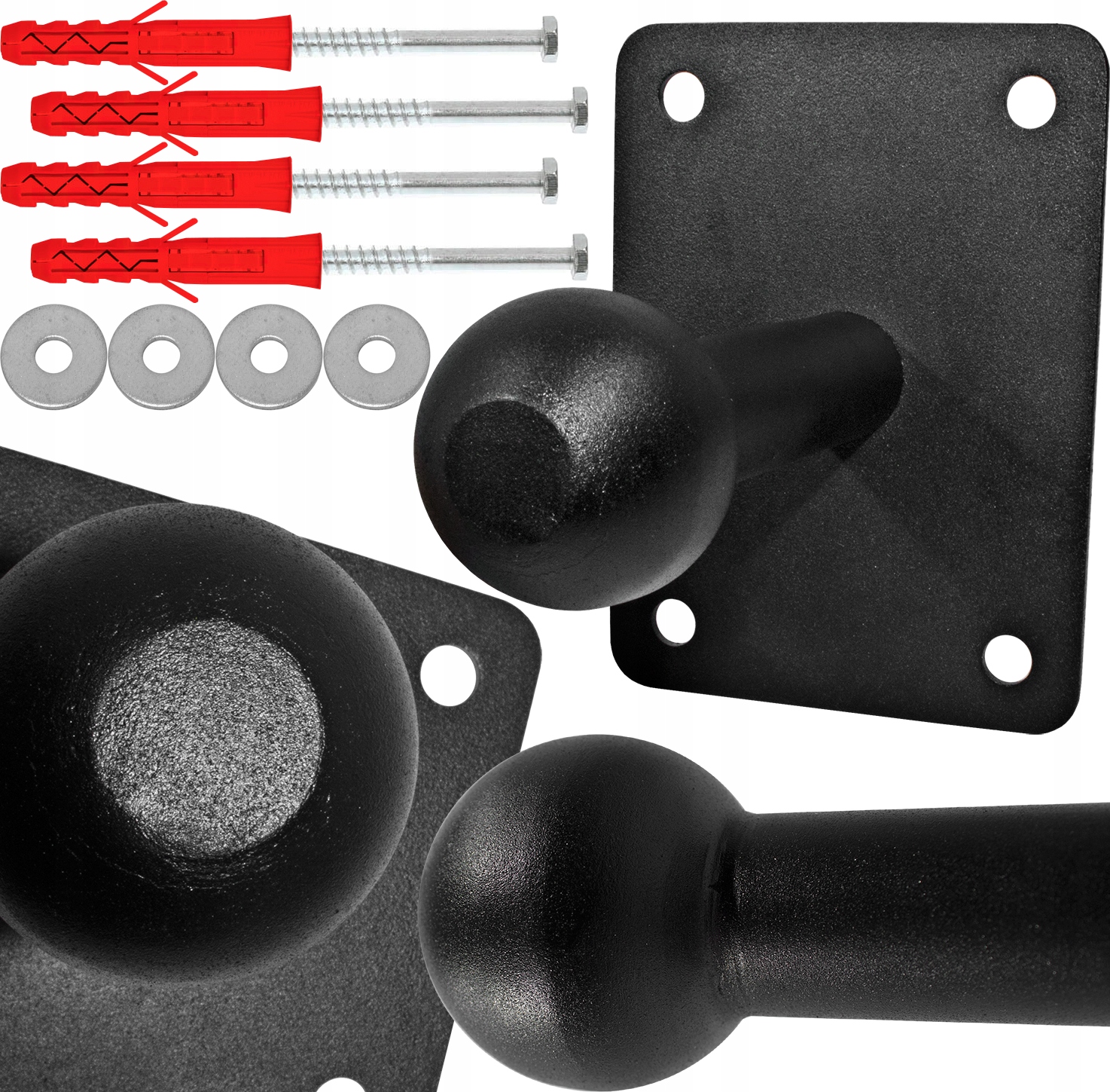 Wieszak Ścienny Do Platform Rowerowych Uniwersalny Kula Tłoczona Rowerowy