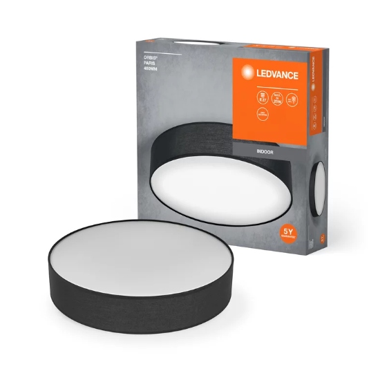 Plafon Orbis Paris 480MM 3XE27 Bk