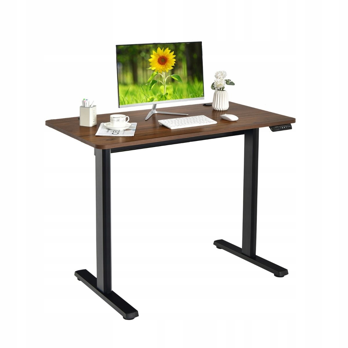 Biurko komputerowe z regulacją wysokości i portem Usb