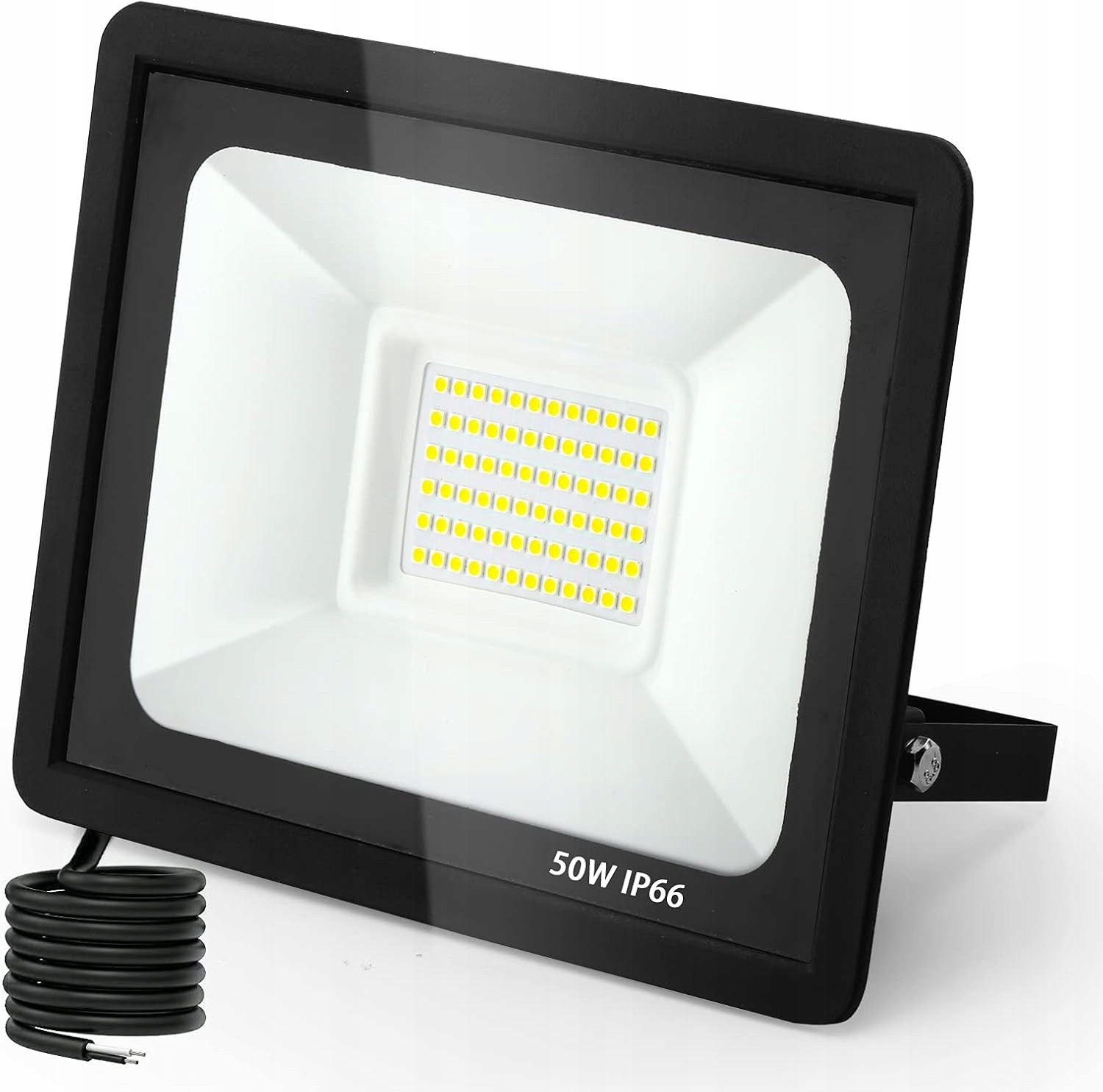 Halogen Led 50W Naświetlacz Slim Zewnętrzny Roboczy Oszczędny Do Magazynu